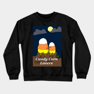 Candy Corn Lovers Moonlight Embrace Crewneck Sweatshirt